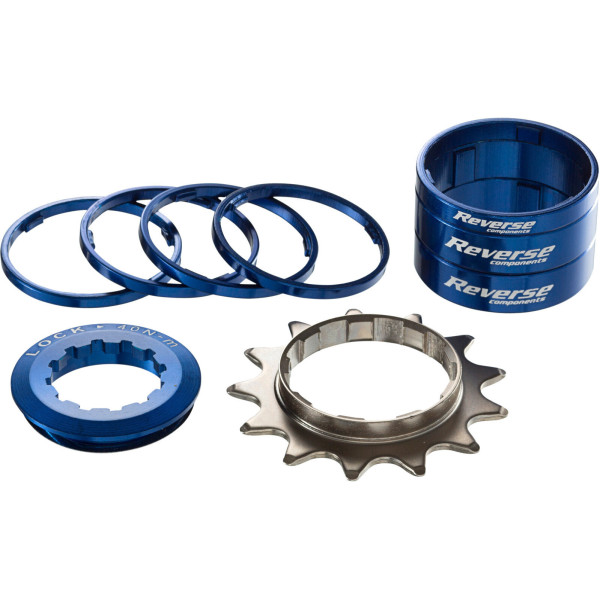 Reverse Components vienātruma pārejas komplekts | Shimano HG | Blue