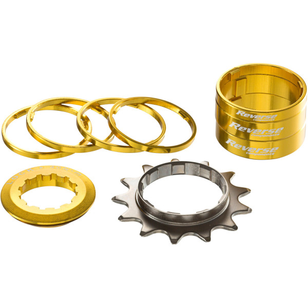 Reverse Components vienātruma pārejas komplekts | Shimano HG | Gold