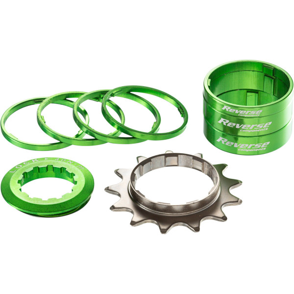 Reverse Components vienātruma pārejas komplekts | Shimano HG | Green