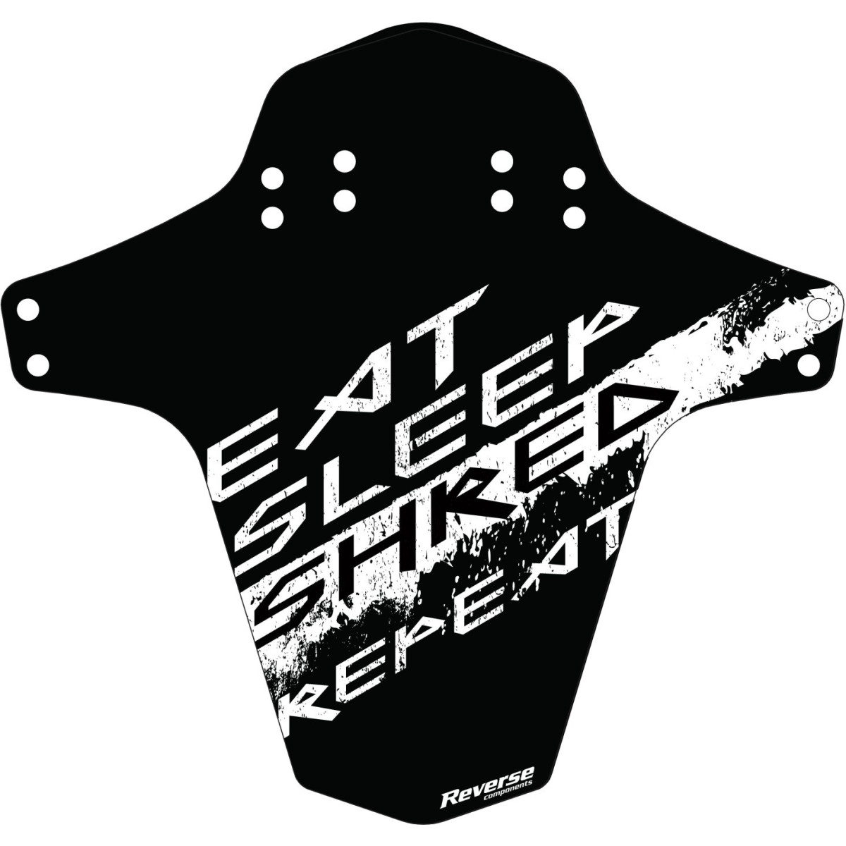 Reverse Eat - Sleep - Shred - Repeat Mudfender | Black - White