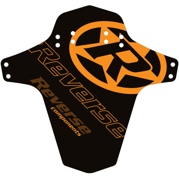Reverse Logo dubļu sargs | Black - Fox Orange Reverse Logo dubļu sargs | Black - Fox Orange