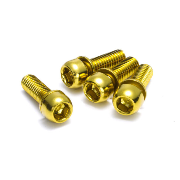 Reverse Components  piduriketasi poldid | Gold | 4 tk