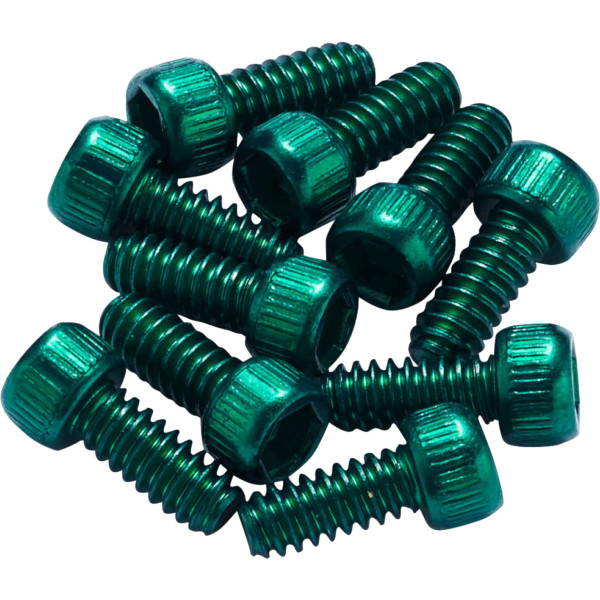 Reverse Components Steel Medium 11 mm kruvid Escape Pro, Black One, Base pedaalidele | roheline Reverse Components Steel Medium 11 mm kruvid Escape Pro, Black One, Base pedaalidele | roheline