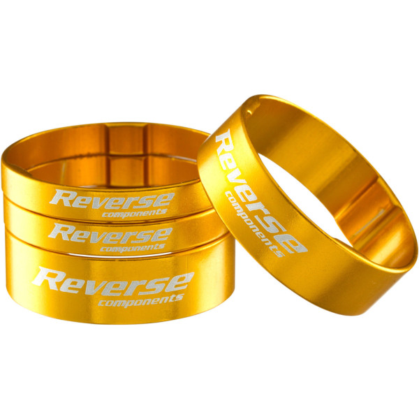 Reverse Components Ultra Light Spacers | 5/10mm | Gold | 4 pcs.