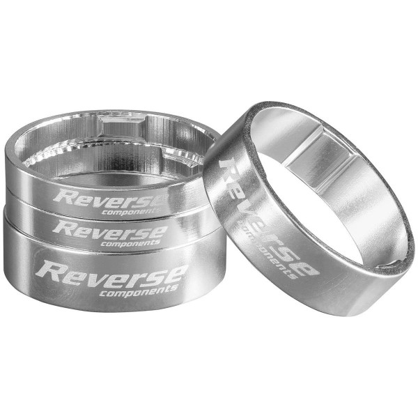 Reverse Components Ultra Light starplikas | 5/10mm | Sudrabs | 4 gab.