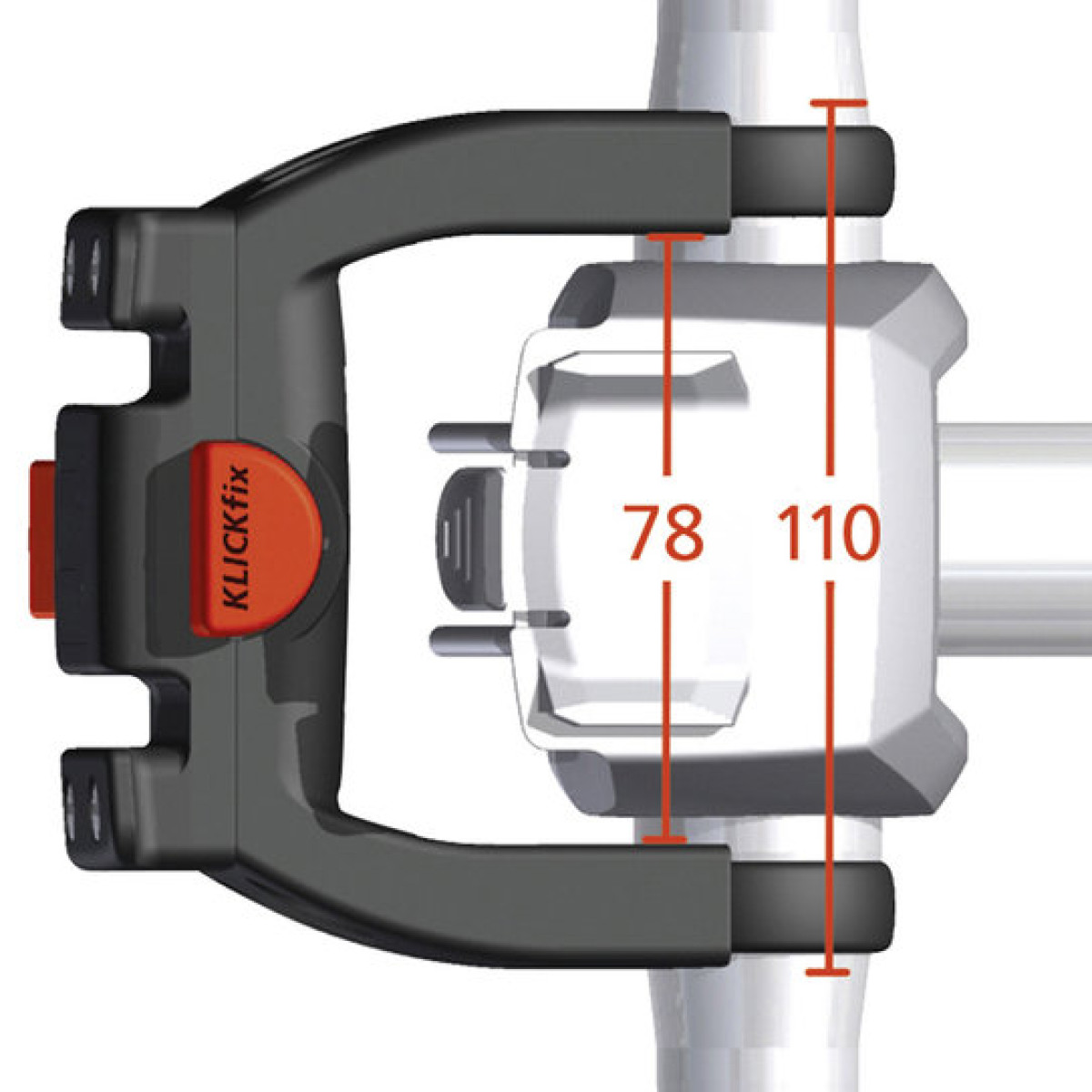 Rixen & Kaul KLICKfix Handlebar Adapter Universal for E-Bikes