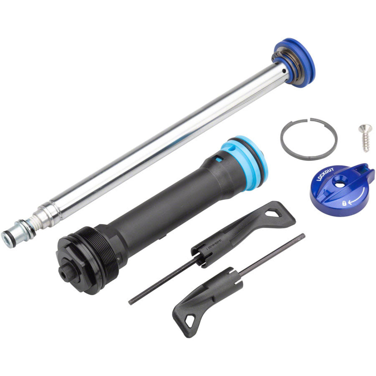 RockShox dakšas amortizatora montāžas komplekts | Turnkey 80-120mm | Recon Silver TK C1 (2017+)