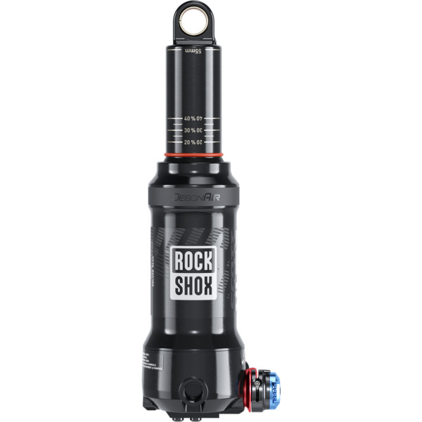 Rockshox Deluxe Nude RLC3 Debon Air tagumine amortisaator | Trunnion Rockshox Deluxe Nude RLC3 Debon Air tagumine amortisaator | Trunnion