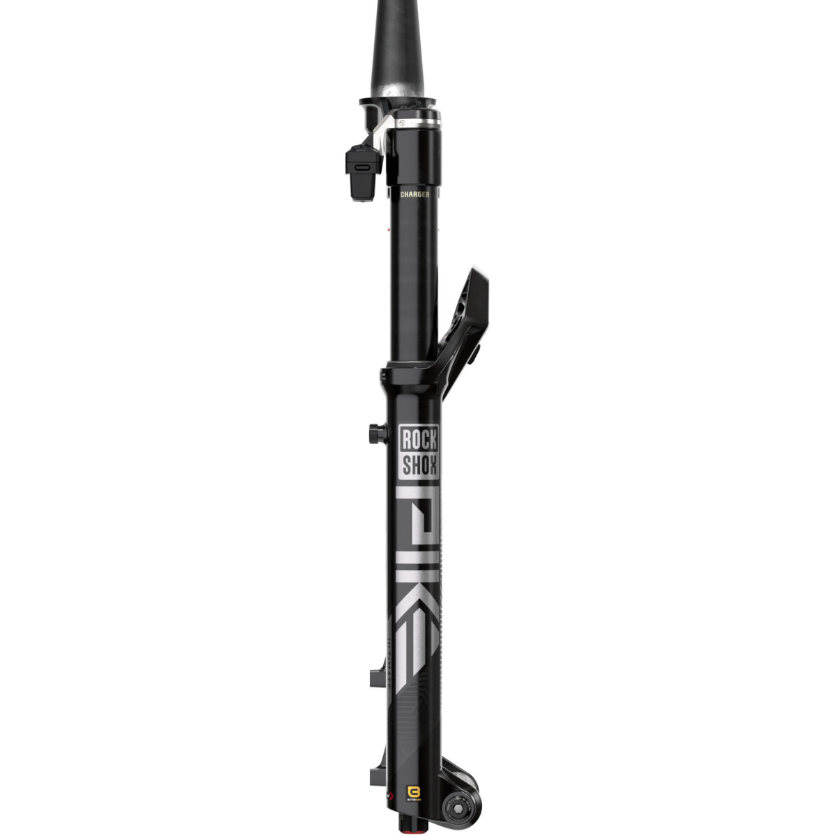 RockShox Pike Ultimate Flight Attendant DebonAir+ 27.5" kahvel | Tapered | 15x110mm | 44mm Offset | Black