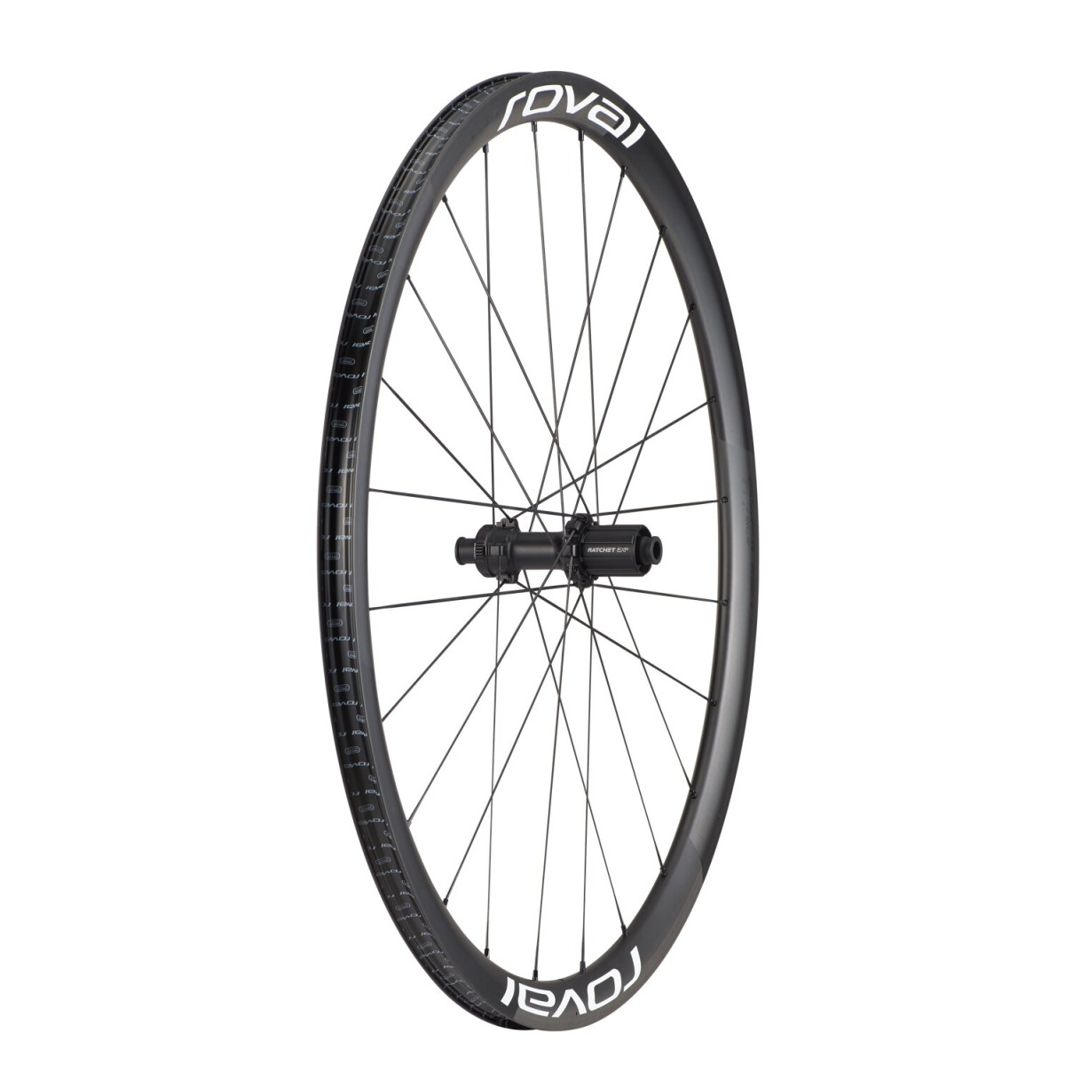 Roval Alpine CLX II tagumine ratas | Satin Carbon - Gloss White