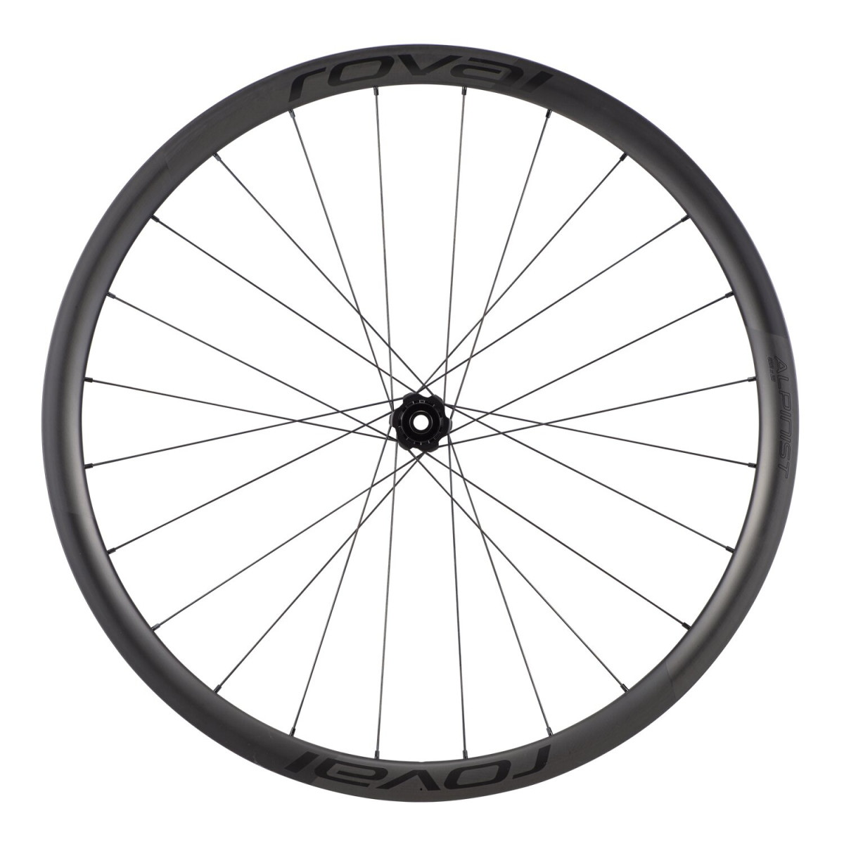 Roval Alpine CL II Rear Wheel | Satin Carbon - Satin Black