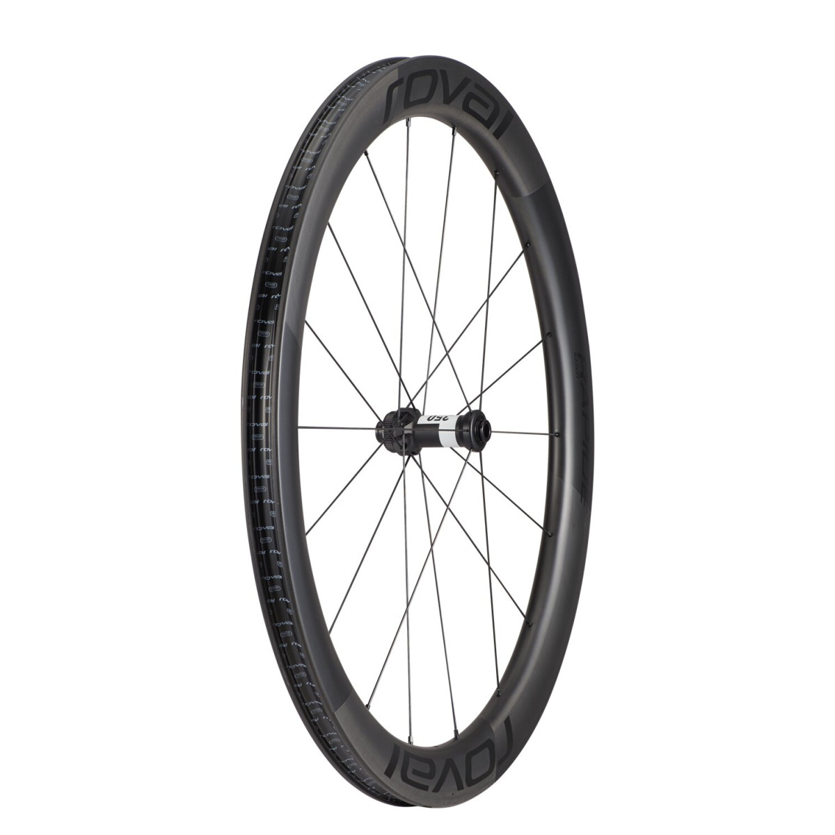 Roval Rapide CL II Front Wheel | Satin Carbon - Satin Black