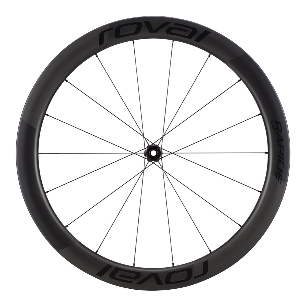 Roval Rapide CL II Front Wheel | Satin Carbon - Satin Black