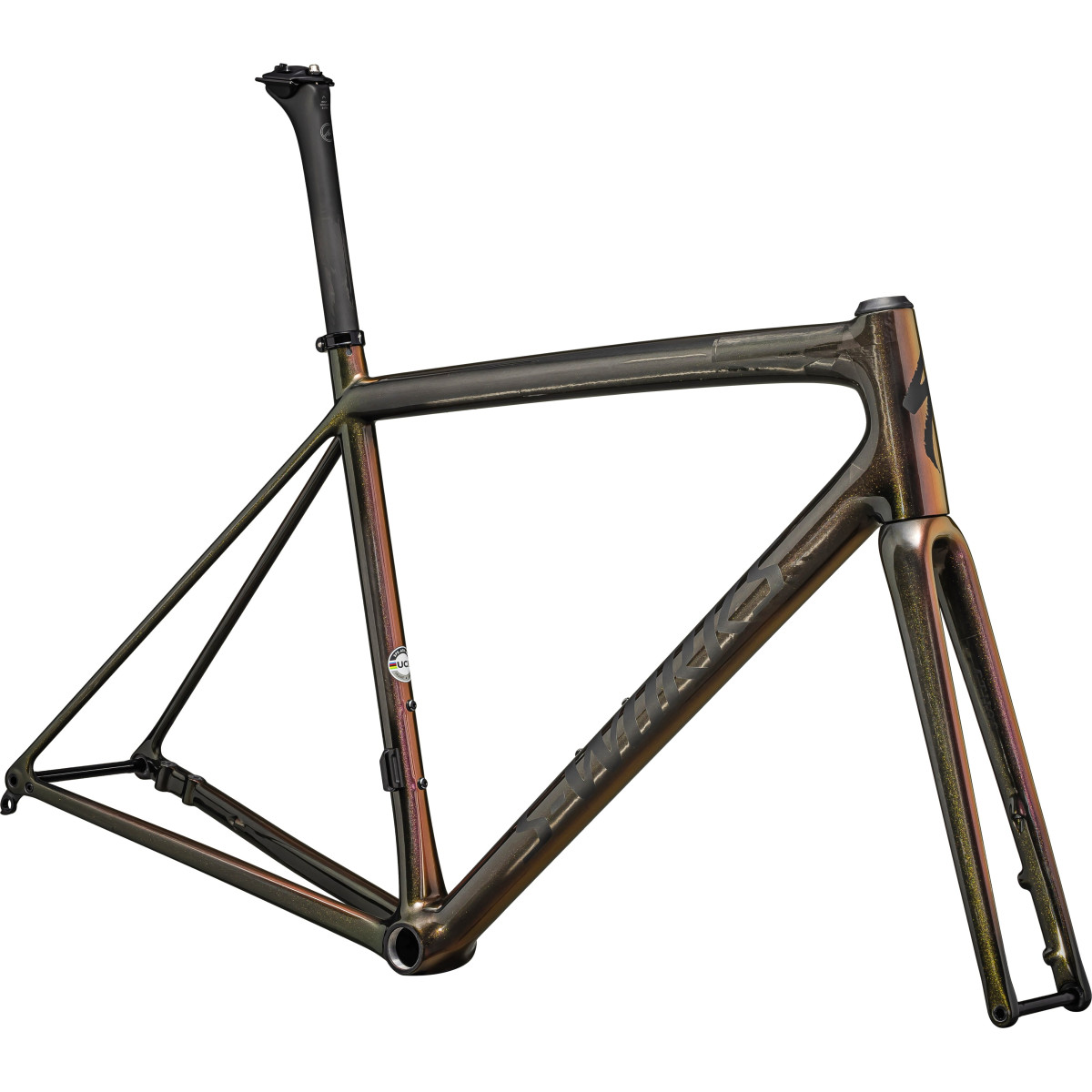 S-Works Aethos Frameset | Gloss Carbon Gold Pearl