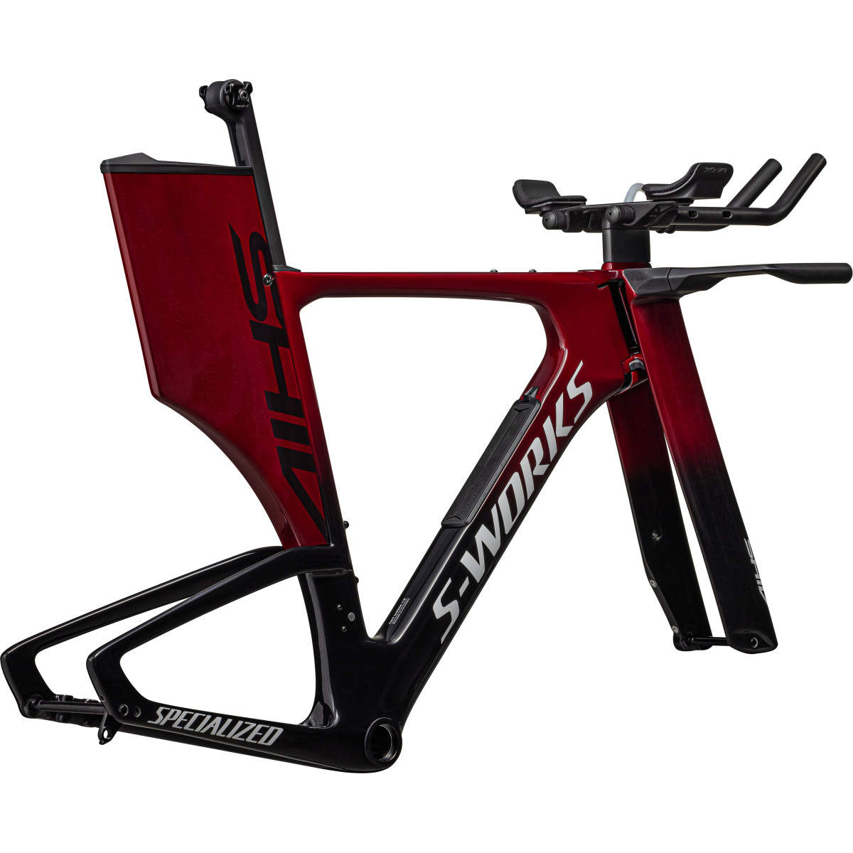 S-Works Shiv LTD triatlona rāmis | Gloss Maroon - Tarmac Black