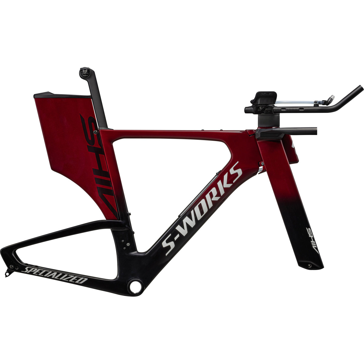S-Works Shiv LTD triatlona rāmis | Gloss Maroon - Tarmac Black