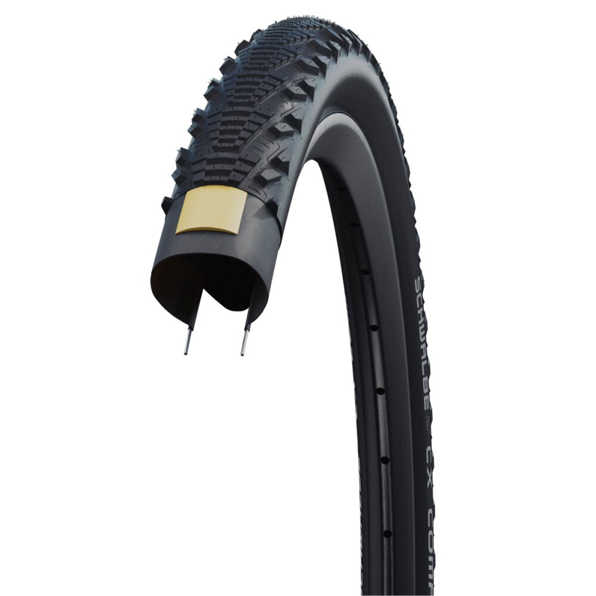 Schwalbe CX Comp Active Line K-Guard 28" SBC Reflex Wire Tire | Black