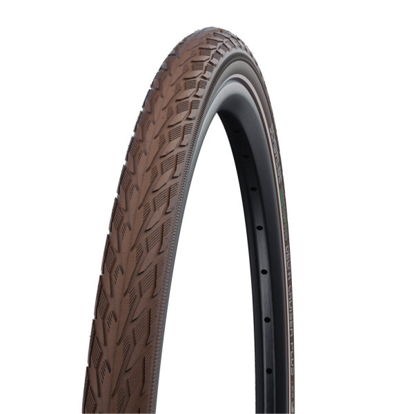 Schwalbe Delta Cruiser Plus Active PunctureGuard 28" SBC Tire | Brown Reflex