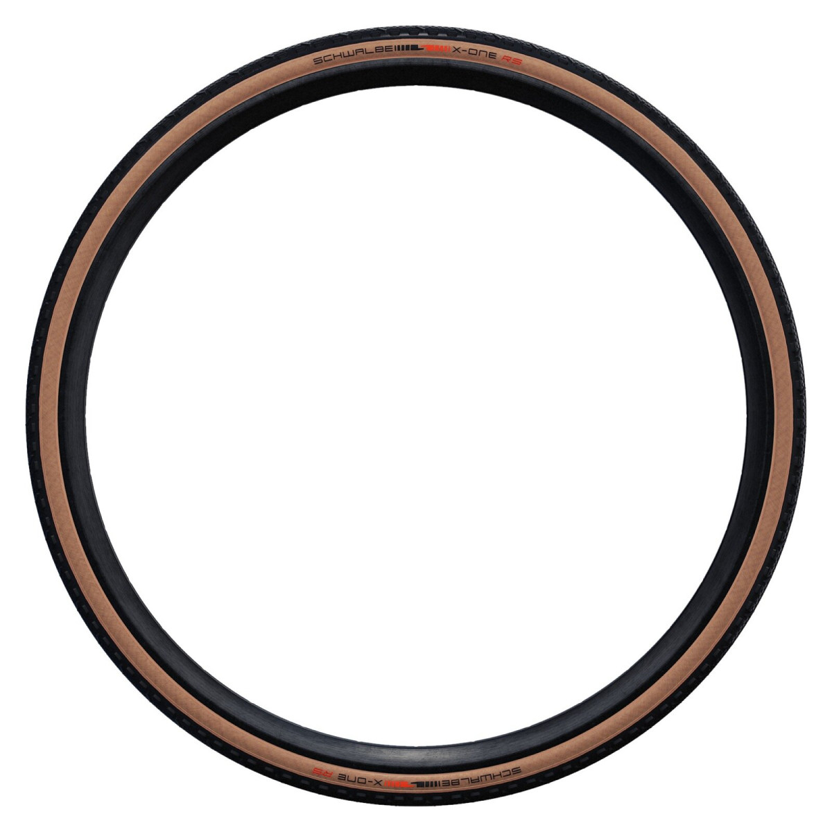 Schwalbe X-One RS Evo Super Race V-Guard TLE 28" Addix Race Folding Tire | Transparent Sidewall
