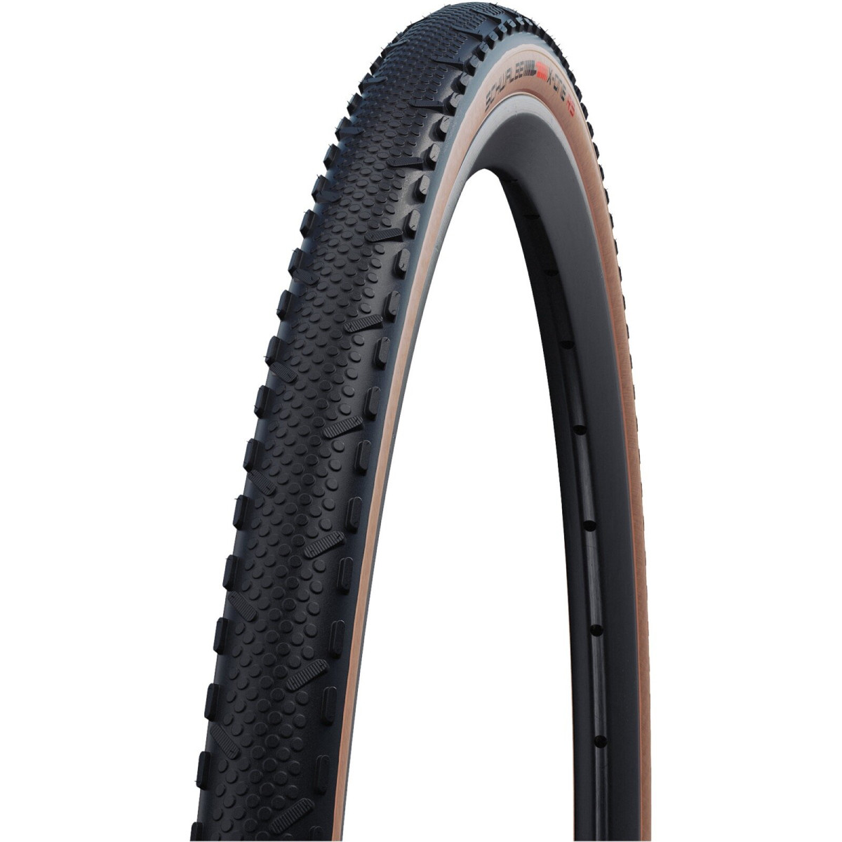 Schwalbe X-One RS Evo Super Race V-Guard TLE 28" Addix Race Folding Tire | Transparent Sidewall