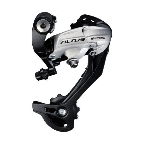 Shimano Altus RD-M370 SGS aizmugurējais pārslēdzējs | 9 ātrumi | Sudraba krāsā
