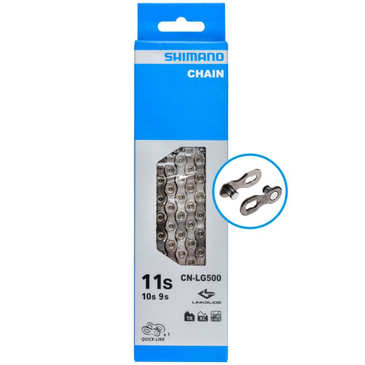 Shimano CN-LG500 Linkglide Quick Link ķēde | 10/11 ātrumi