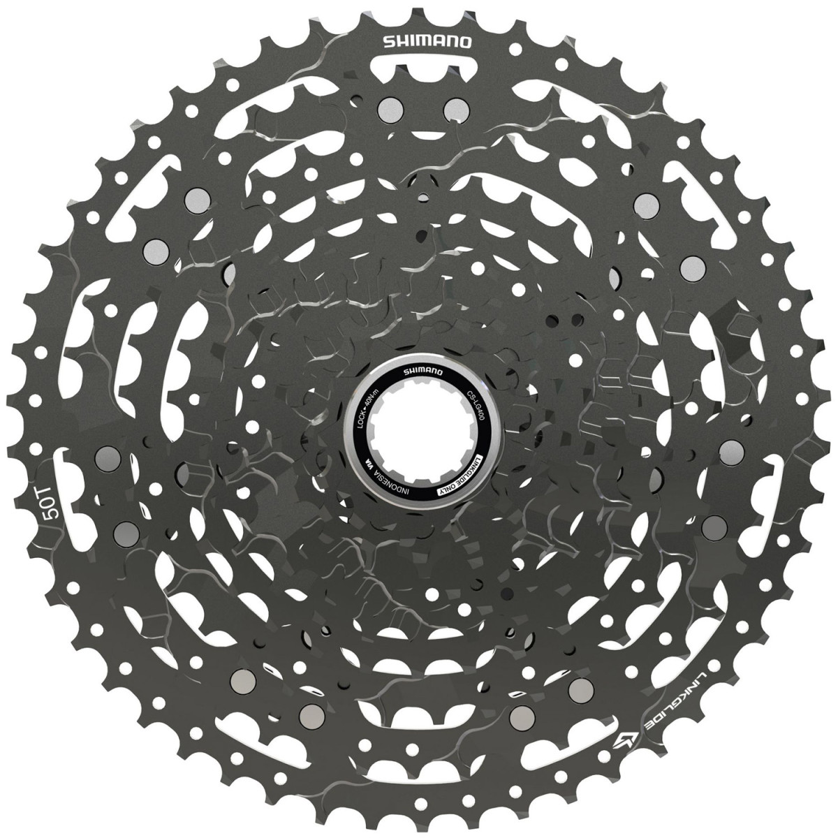 Shimano CUES CS-LG400 Linkglide kasete, 11 ātrumu