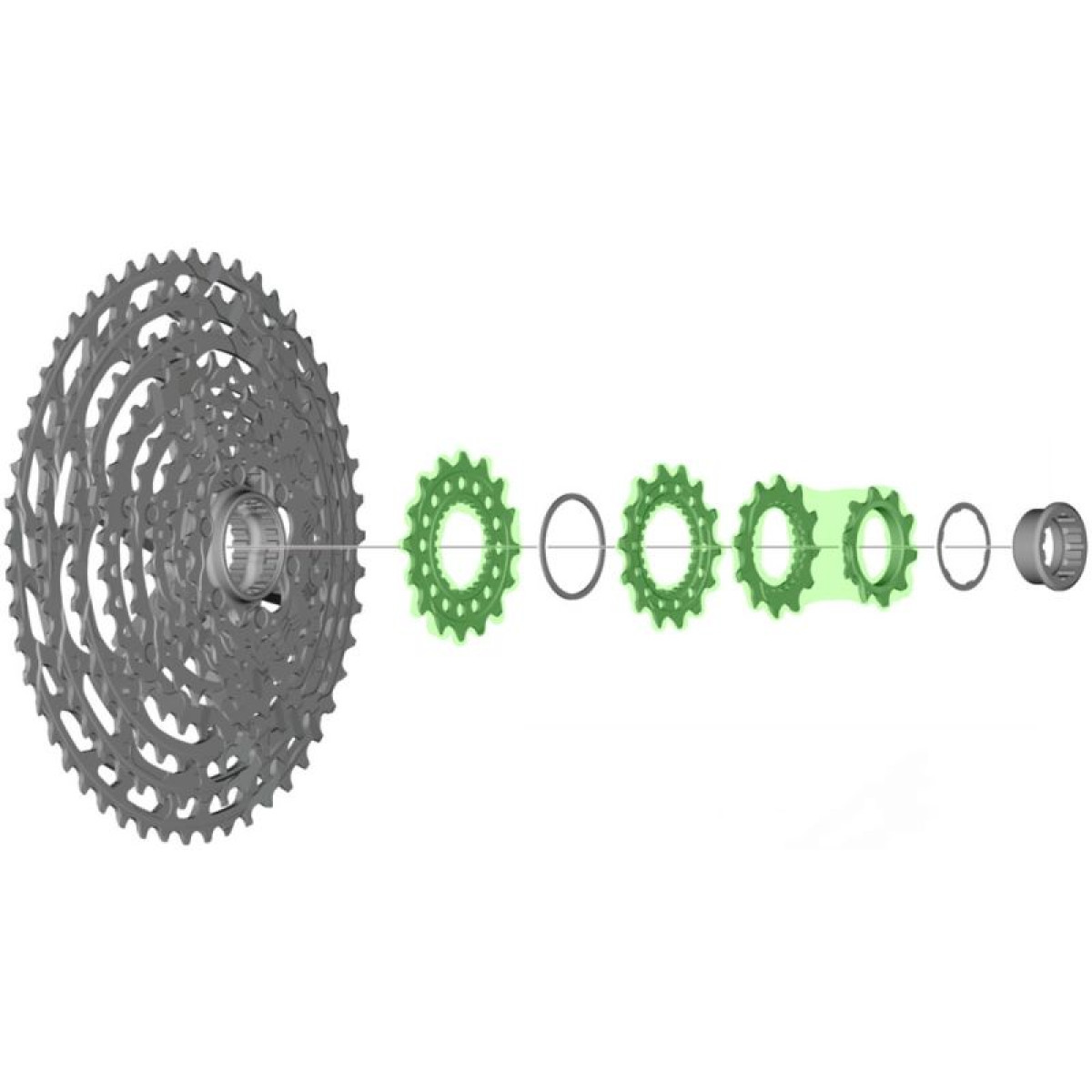 Shimano hammasratas CS-M7100/M8100/M9100 kassetile