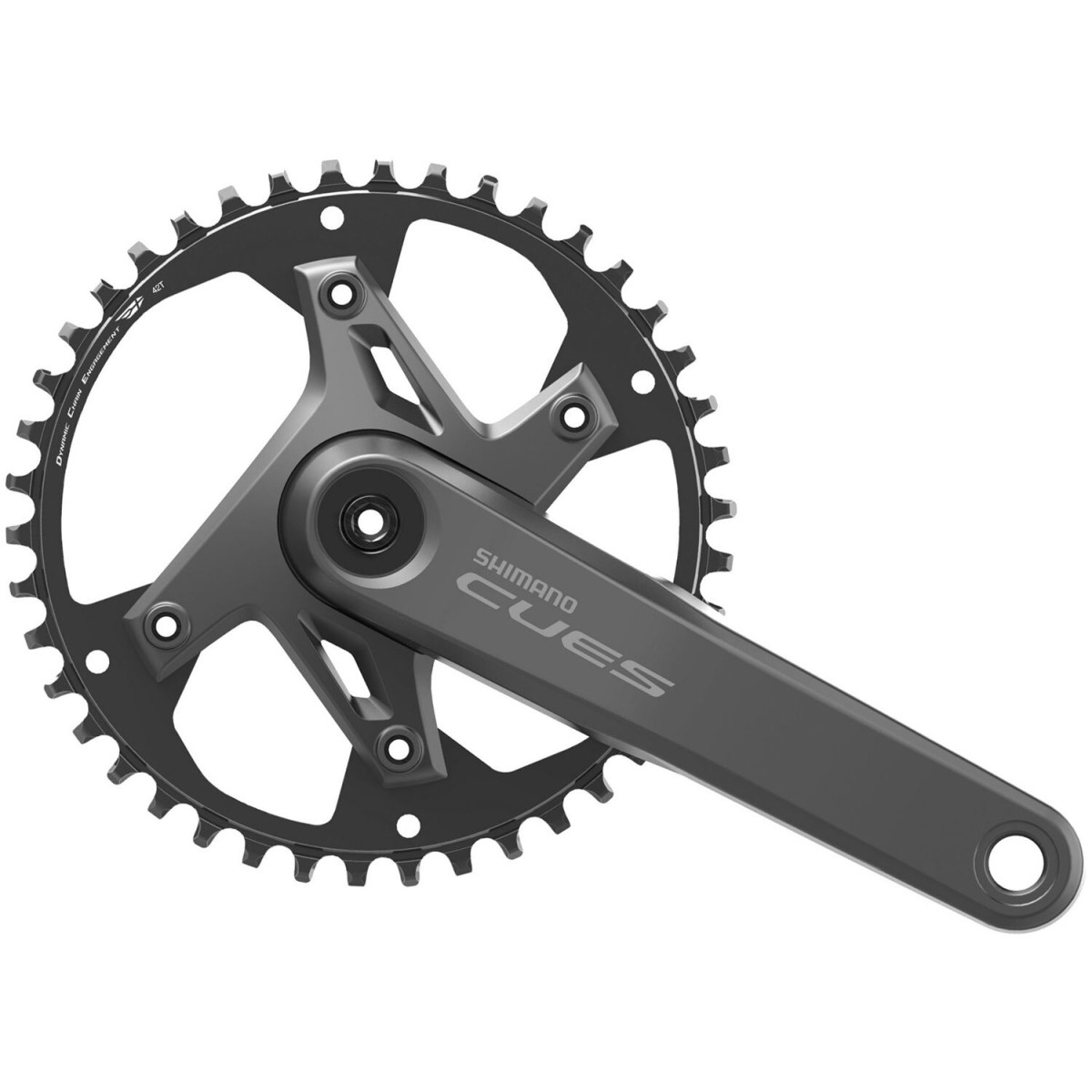Shimano CUES FC-U6000-1 Crankset | 42T | 1x11/10/9-speed
