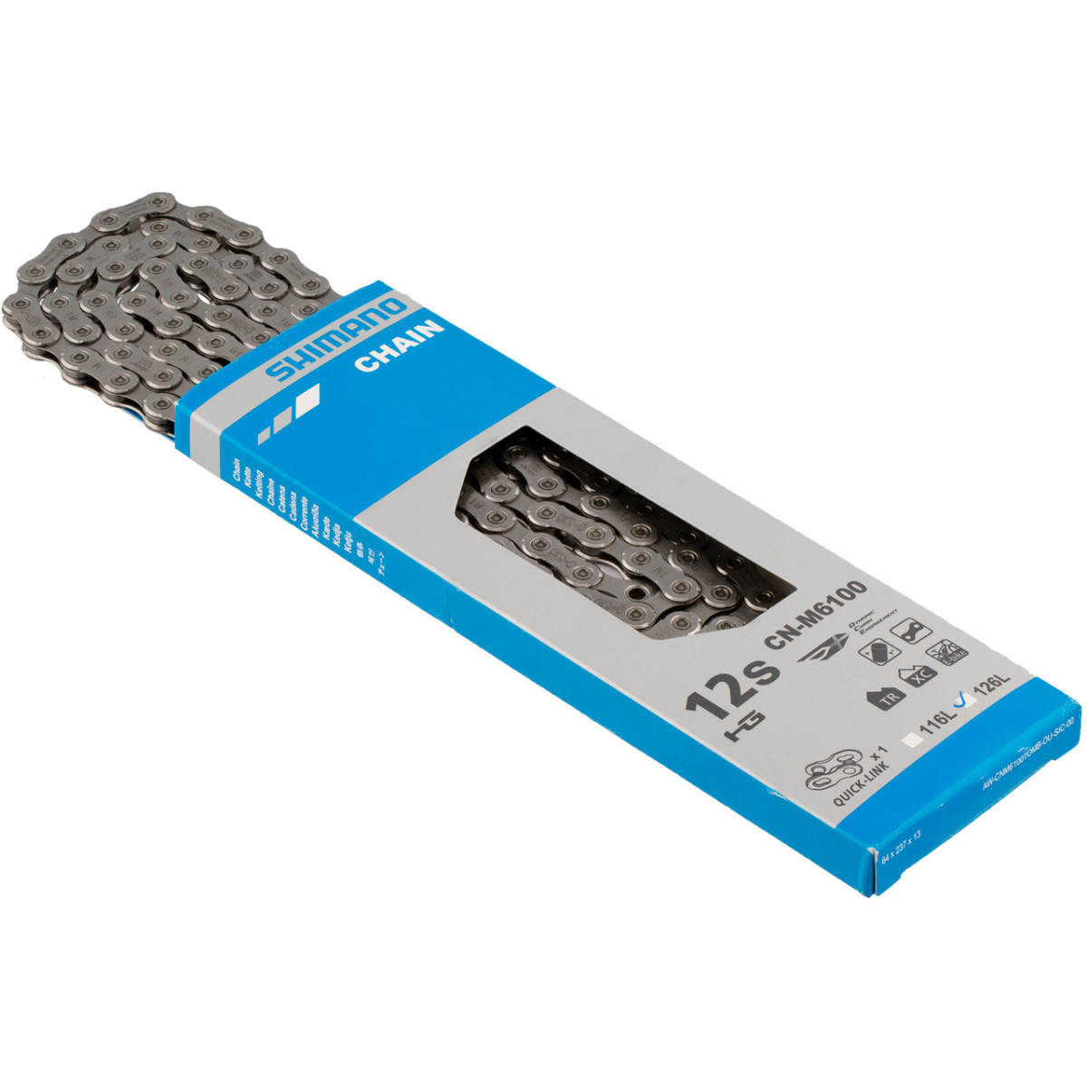 Shimano Deore CN-M6100 ātrās saslēgšanas ķēde | 12 ātrumi