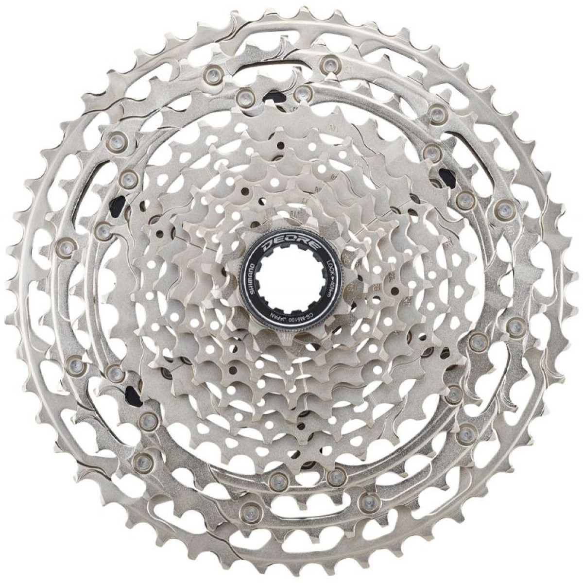 Shimano Deore CS-M5100 kasete, 11 ātrumu