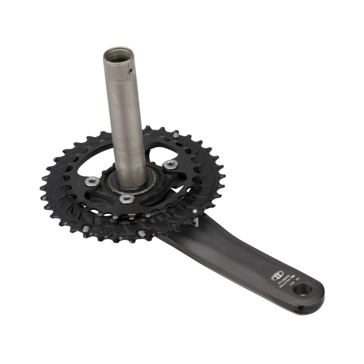 Shimano Deore FC-M6000-2 klaņi | 36-26 T, 2x10 ātrumu