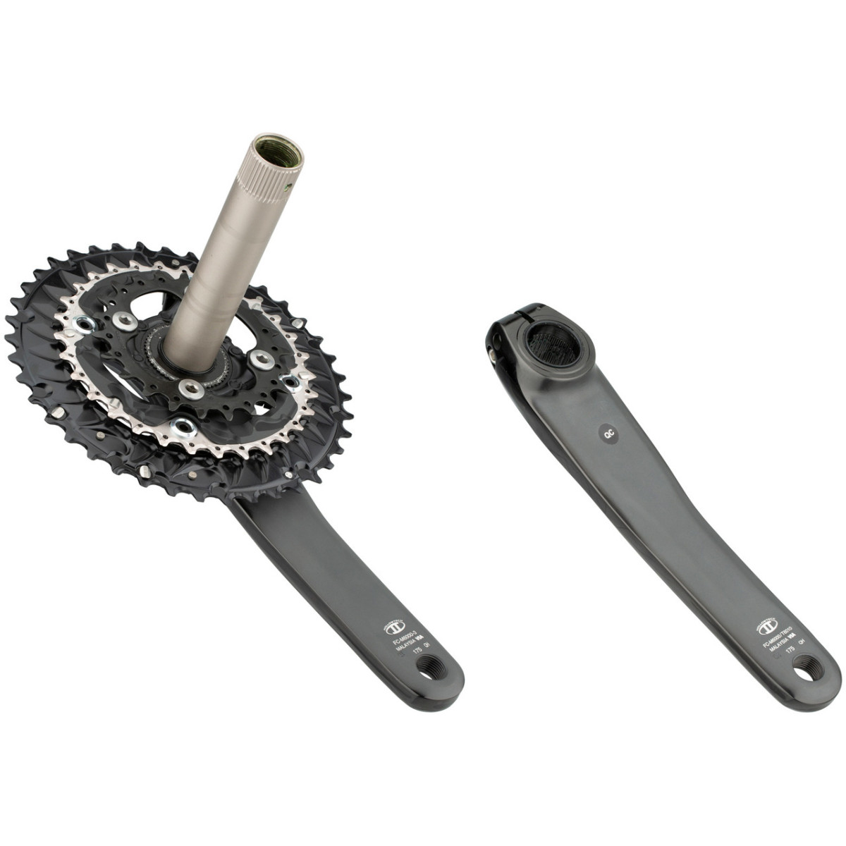 Shimano Deore FC-M6000-3 klaņi | 40-30-22 T, 3x10 ātrumu