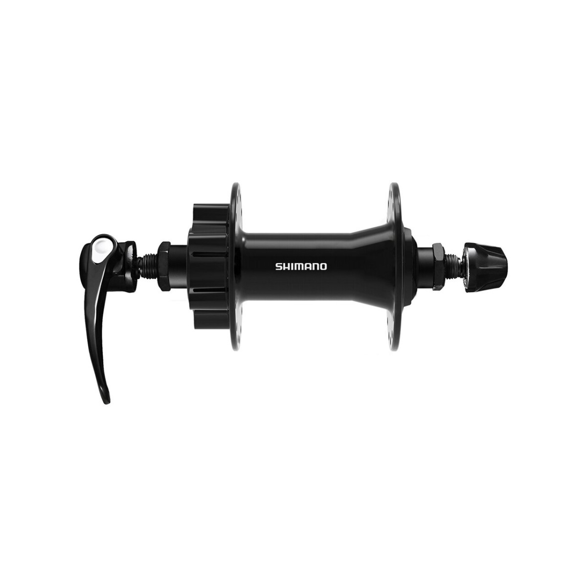 Shimano Deore FH-QB400-HM esirumm | 6-poldiline | QR 9x135 mm | 8/9/10/11-käiguline ratas