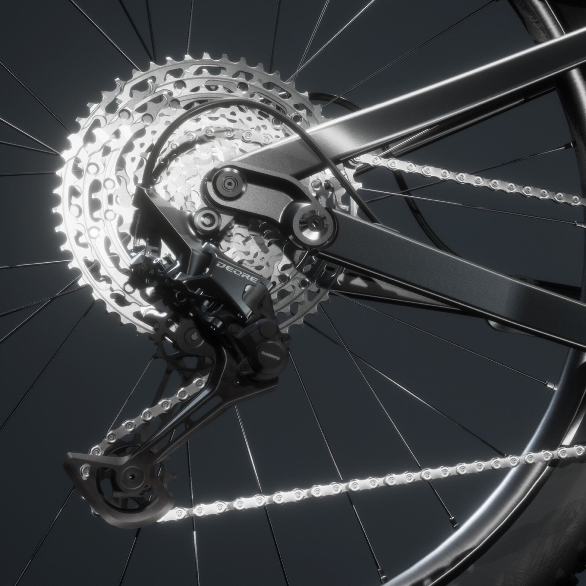 Shimano Deore RD-M6100 SGS tagumine käiguvahetaja | 12-käiguline