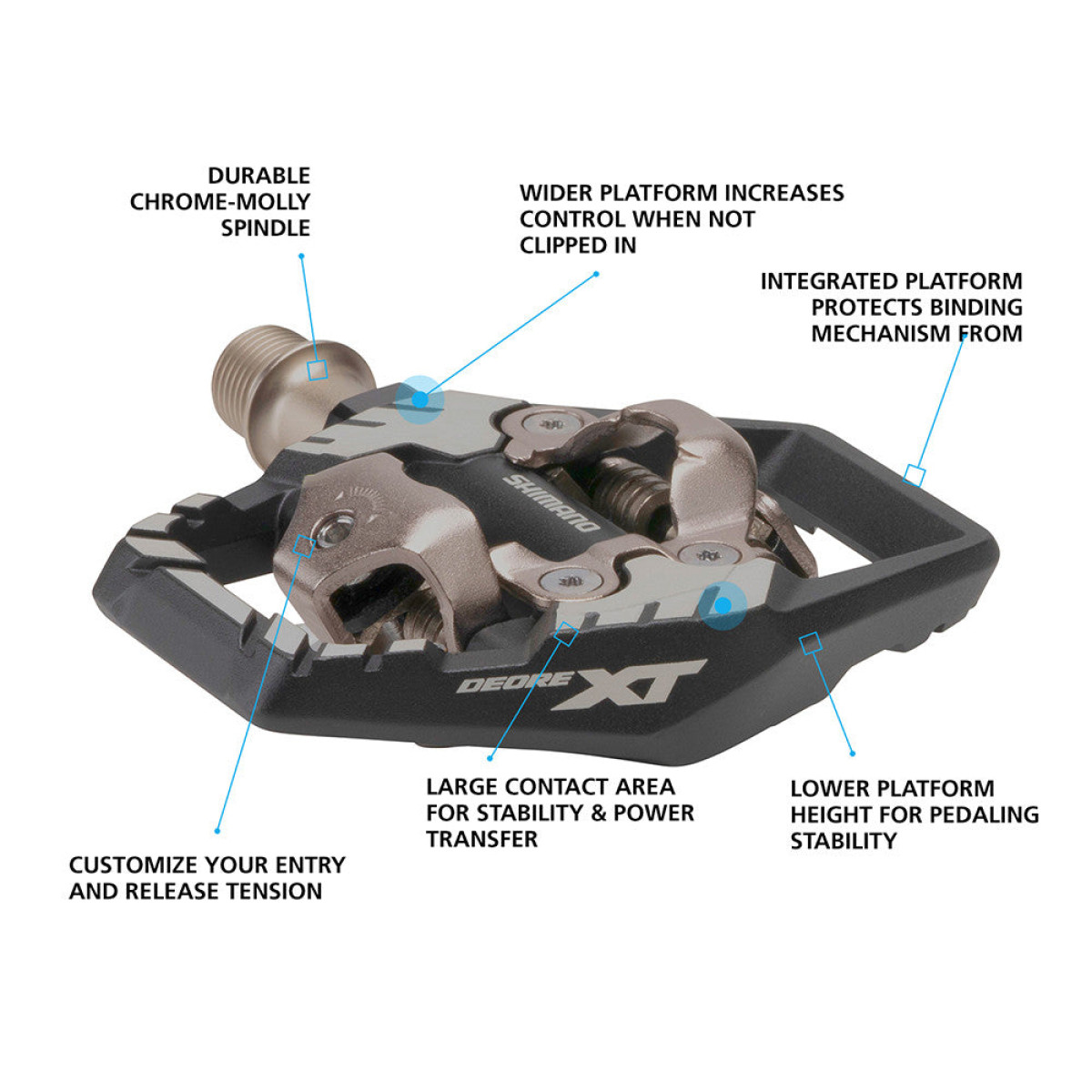 Shimano Deore XT PD-M8120 pedalai