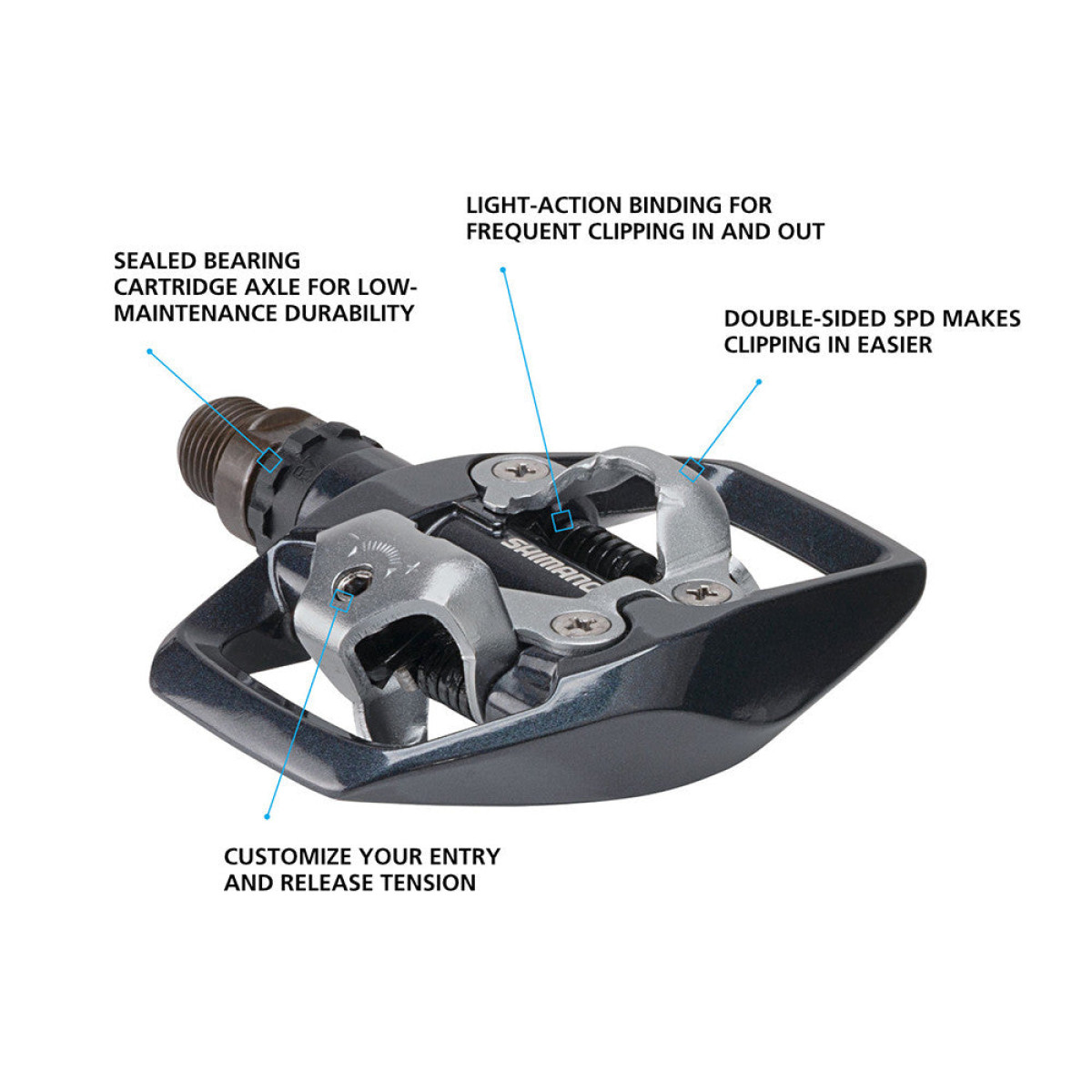 Shimano PD-ED500 pedāļi