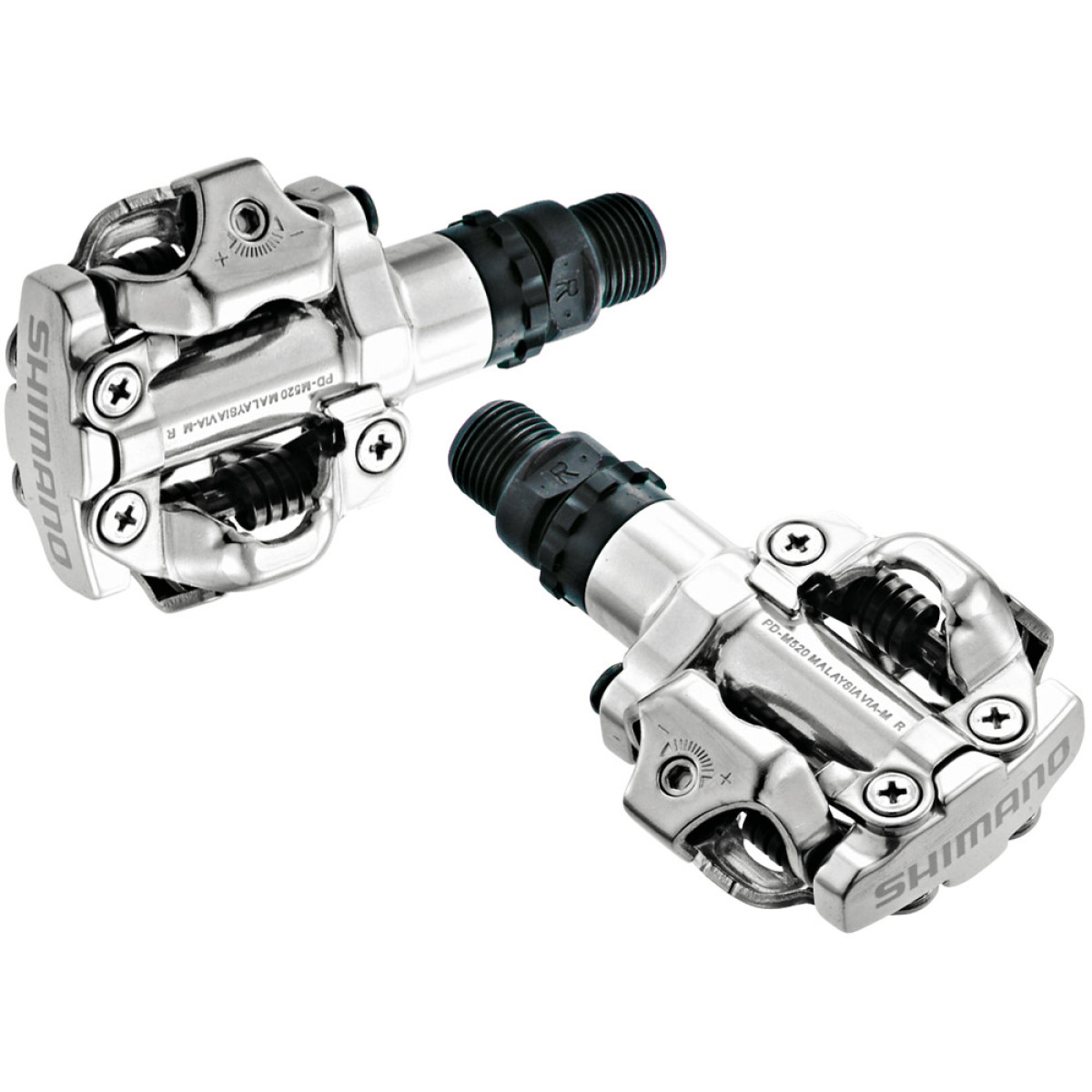 Shimano PD-M520 pedāļi | Sudraba krāsā