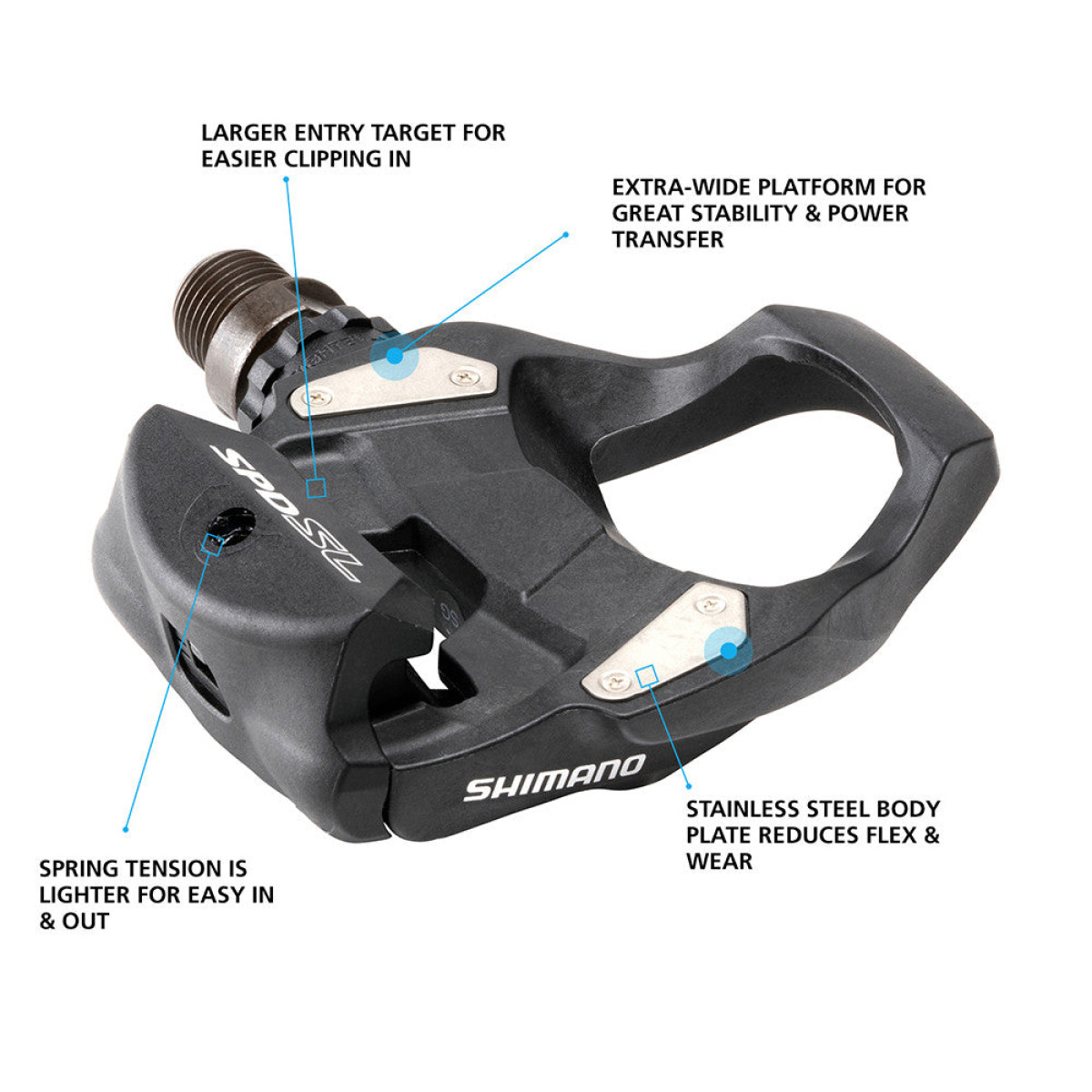 Shimano PD-RS500 pedaalid
