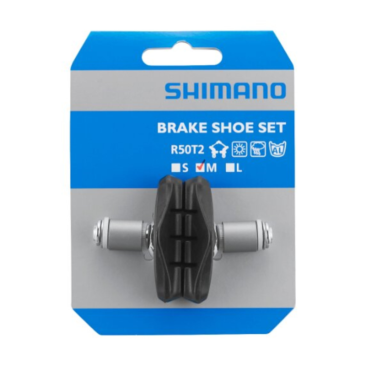Shimano R50T2 piduriklotsid BR-CX50 jaoks / 1 paar