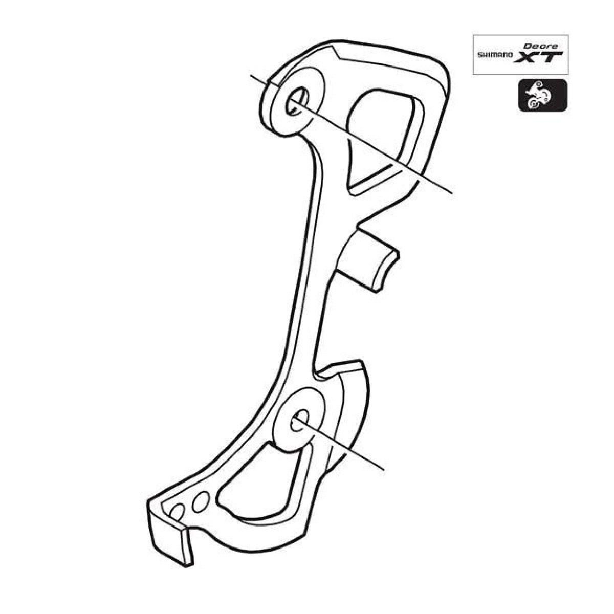 Shimano RD-M770 GS sisemine plaat