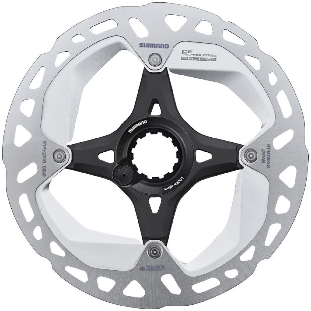 Shimano XT RT-MT800 Center-Lock piduriketas | sh. magnet