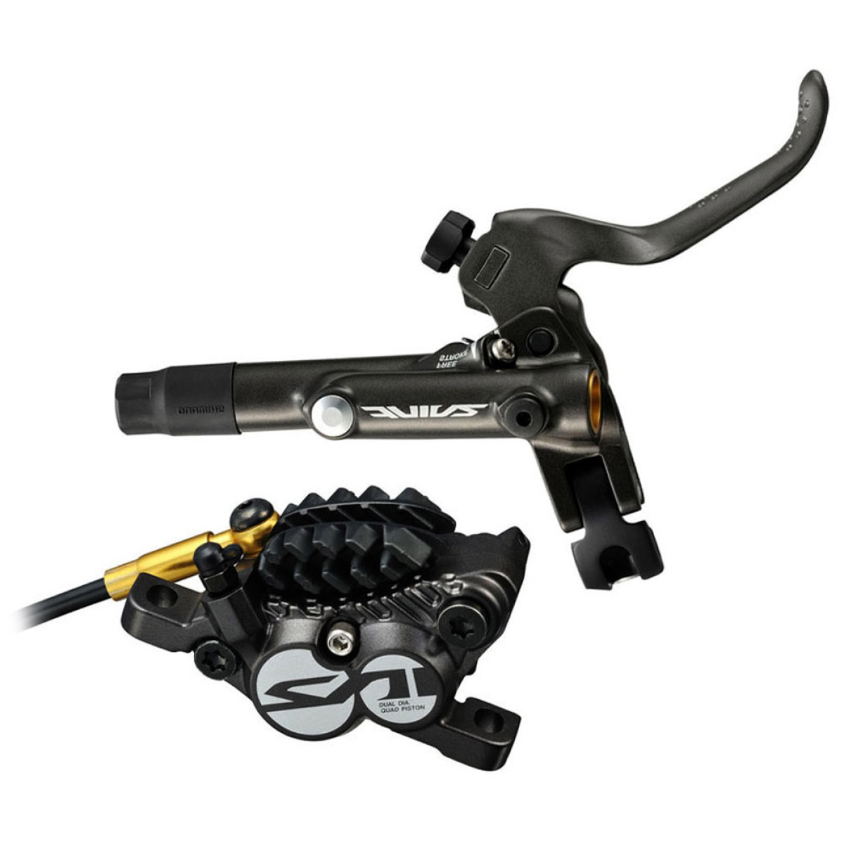 Shimano Saint BL-M820 hüdrauliline ketaspiduri hoob koos BR-M820 sangaga | paremale | tagumisele küljele
