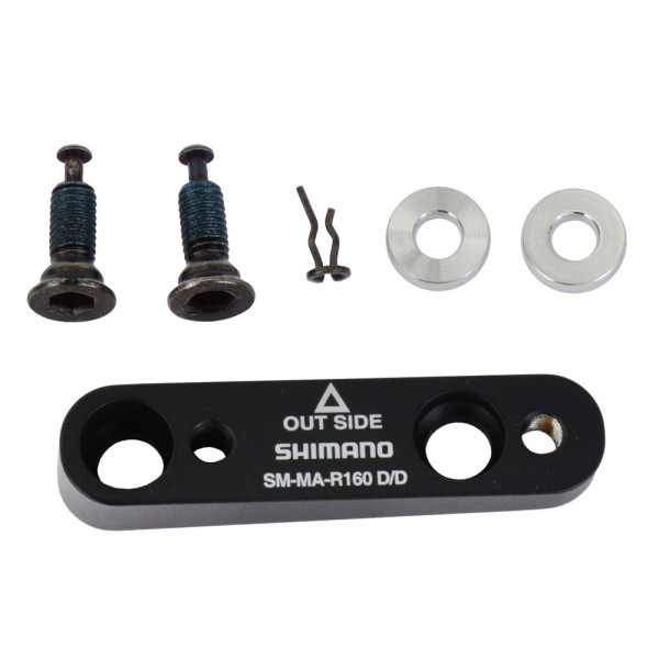 Shimano SM-MA-R160D/D bremžu suporta adapteris | Plakanais stiprinājums | Aizmugurējais | 160 mm