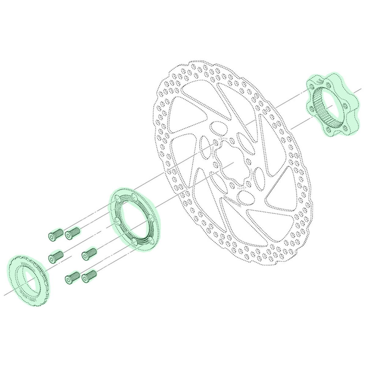Shimano SM-RTAD05 kesklukustusadapter