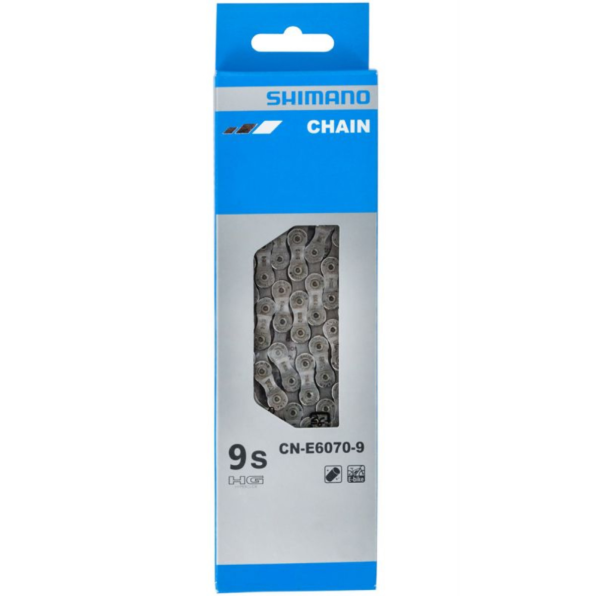 Shimano Steps CN-E6070 e-velosipēdu ātrās savienošanas ķēde | 9 ātrumu ķēdes