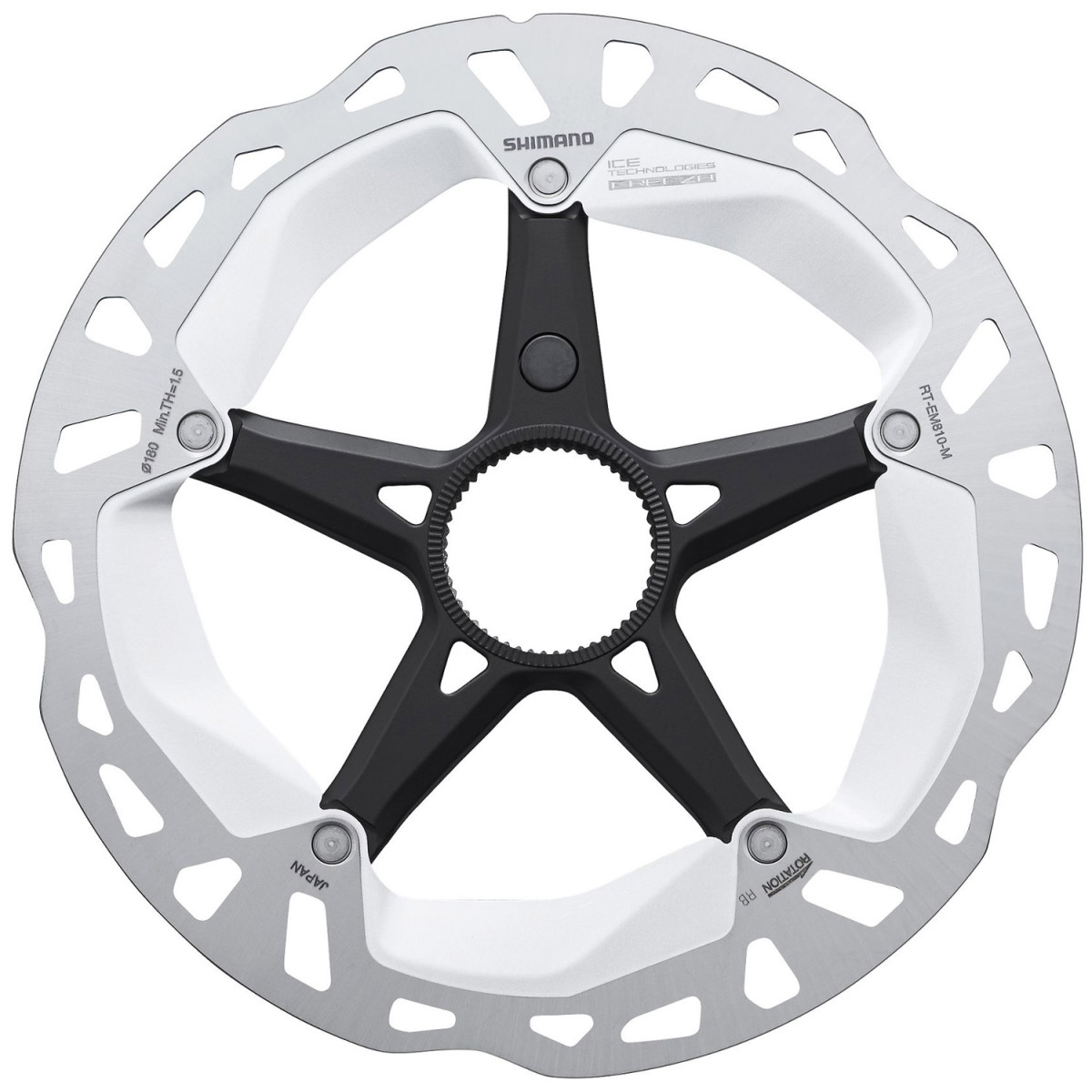 Shimano STePS RT-EM810 Ice-Tech Freeza Center-Lock piduriketas | väline hammastus