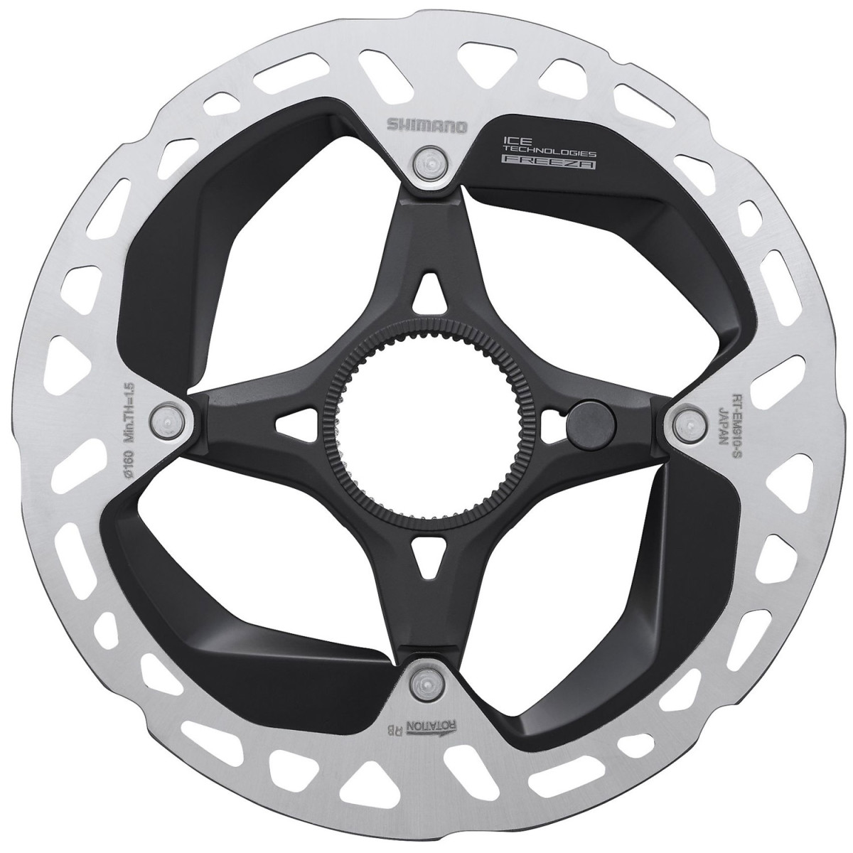 Shimano STePS RT-EM910 Ice-Tech Freeza Center-Lock piduriketas | sisemine hammastus