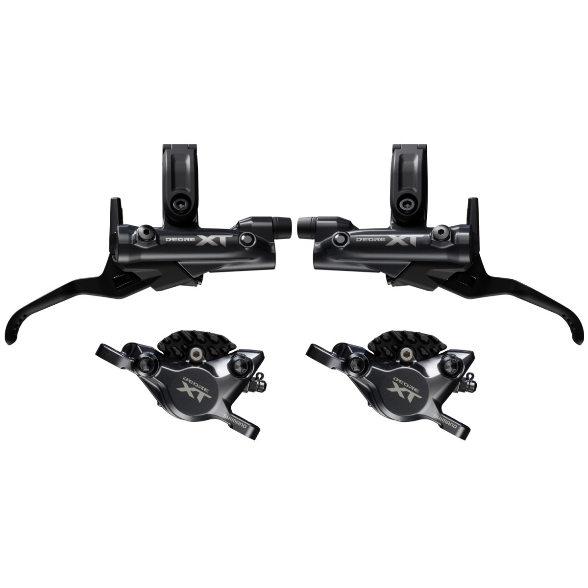 Shimano XT BL-M8200 hüdraulilised ketaspiduri hoovad koos BR-M8200 pidurisadulatega | Left+Right | Front+Rear