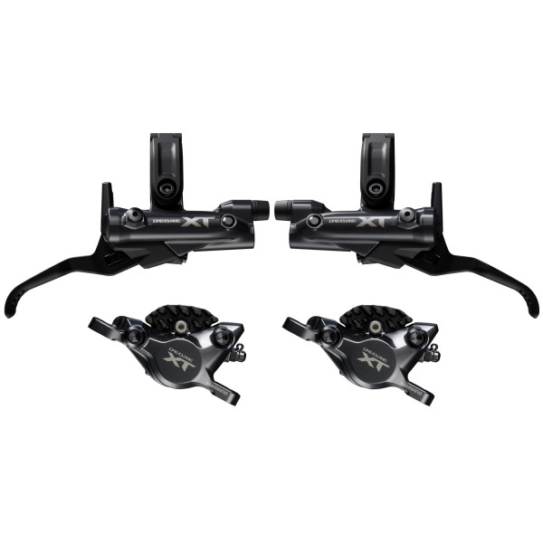 Shimano XT BL-M8200 hüdraulilised ketaspiduri hoovad koos BR-M8200 pidurisadulatega | Left+Right | Front+Rear